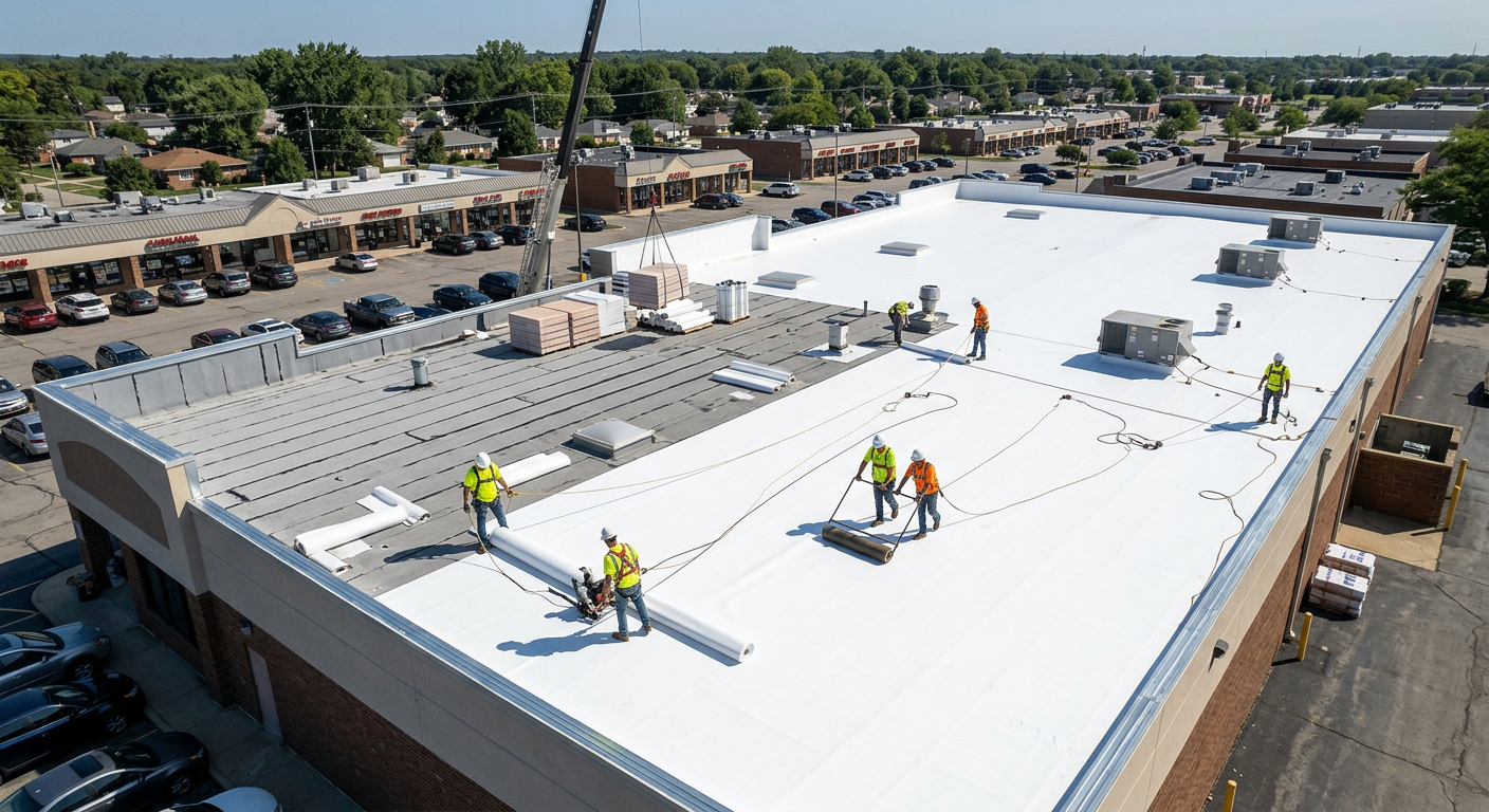TPO vs EPDM flat roofing comparison